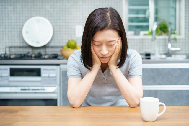 40代で悩む女性